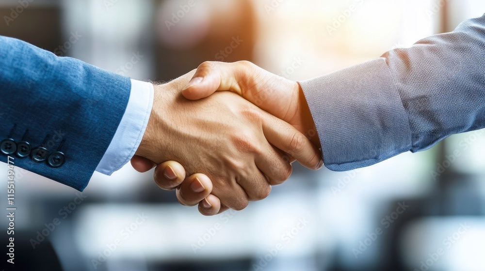 Professional Handshake. Two businessmen shaking hands in a well-lit, professional office interior. Professional Handshake. Two businessmen shaking hands in a well-lit, professional office interior.
