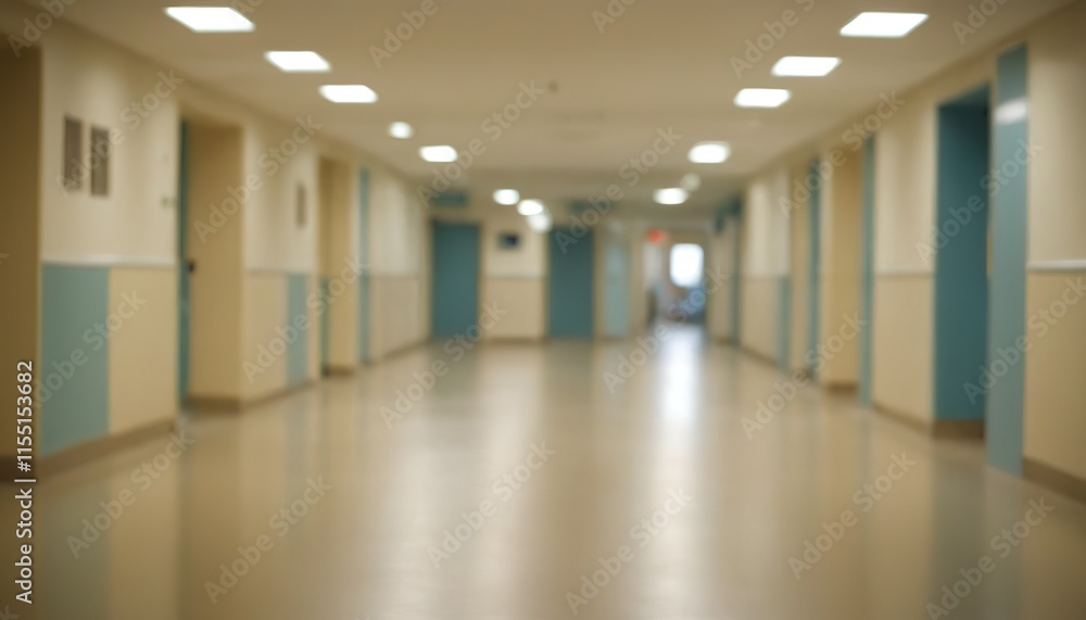 Endless corridor in a hospital 18 Endless corridor in a hospital 18