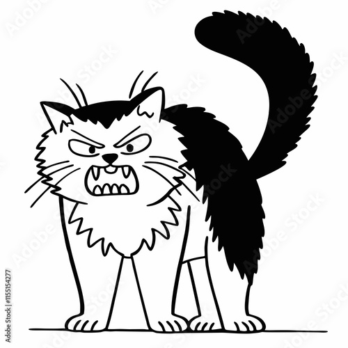 illustration of a cat