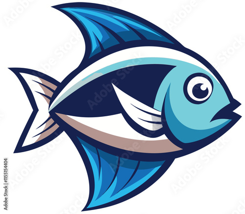 Ocean Elegance Fish Logo for Modern Brands photo