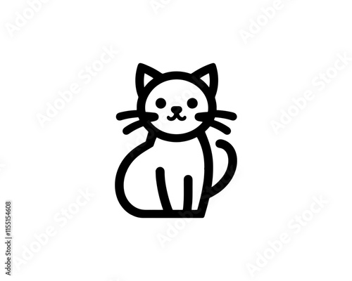 cat with a bow
