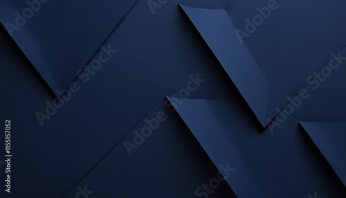 Blue abstract futuristic geometric poly technology background. Science and technology. Vector illustration 1