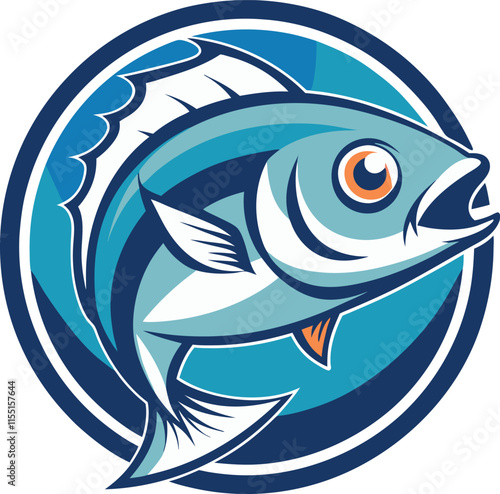 Ocean Elegance Fish Logo for Modern Brands photo