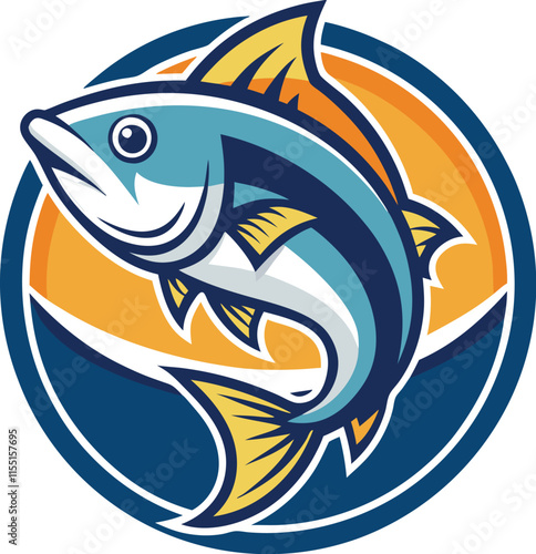 Ocean Elegance Fish Logo for Modern Brands photo