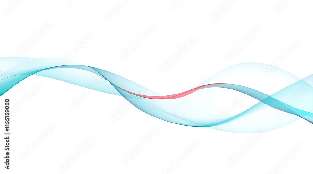 Abstract Teal Wave Design for Modern Background. Abstract Teal Wave Design for Modern Background.