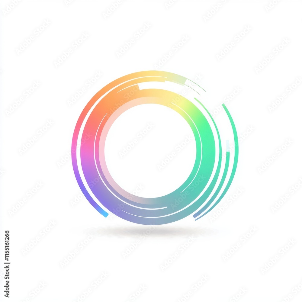 A vibrant, multicolored circular design featuring smooth gradients and a modern aesthetic. A vibrant, multicolored circular design featuring smooth gradients and a modern aesthetic.