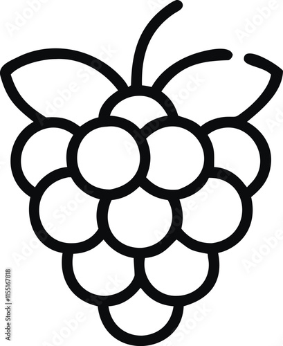 Sweet blackberries vector realistic blackberry, bramble, dewberry illustration