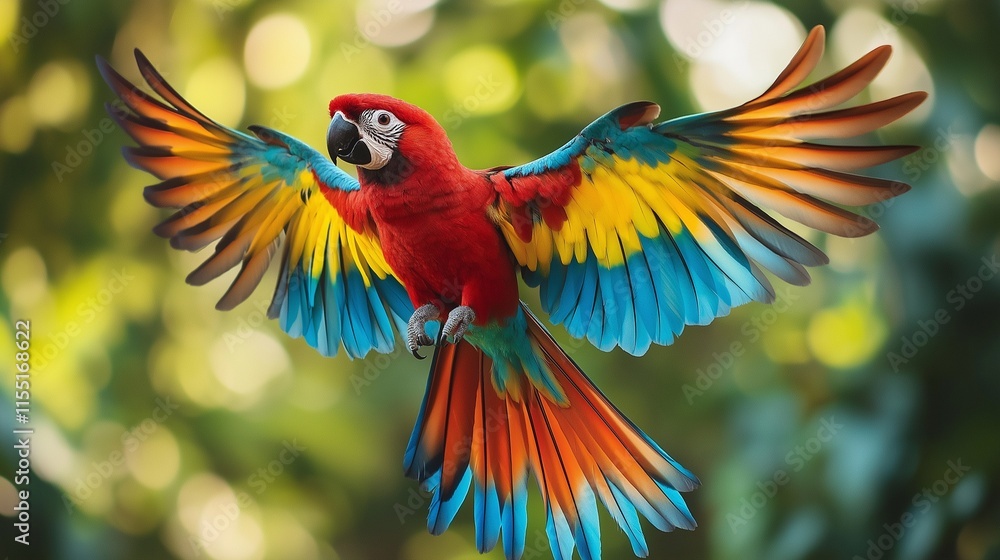 Obraz premium blue and yellow macaw