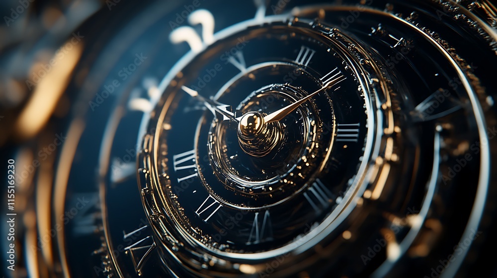 Fototapeta premium Detail of the dial of an old clock