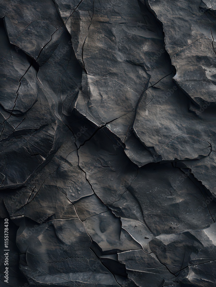 Dark Cracked Surface Texture - Bold and Dramatic Design Element Dark Cracked Surface Texture - Bold and Dramatic Design Element