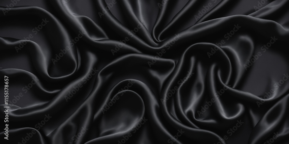 Obraz premium Black silk background.