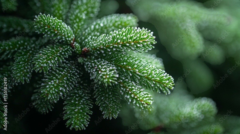 Banner with dense green pine foliage and dark fir tree branches background. Banner with dense green pine foliage and dark fir tree branches background.
