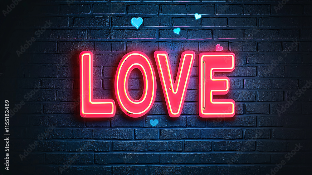 Obraz premium Love neon art