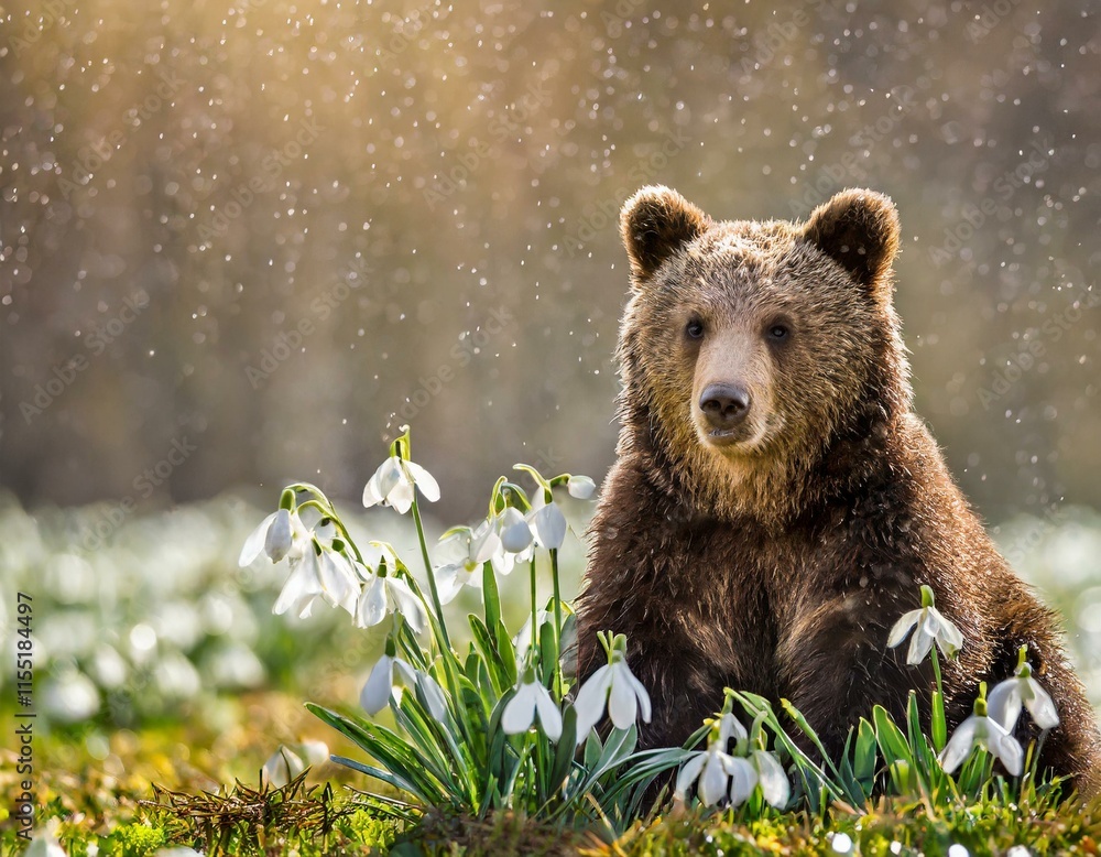 Fototapeta premium Schneeglöckchen im Frühling
