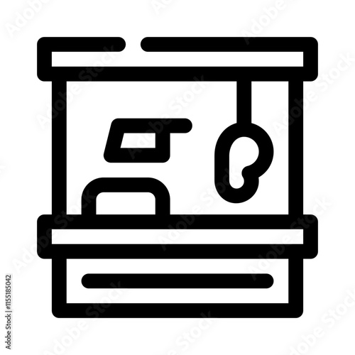 butcher line icon