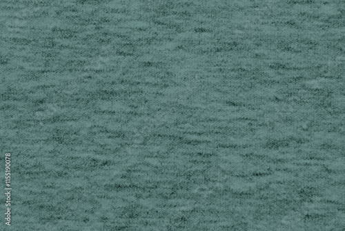 Dark green melange heather fabric texture as background photo