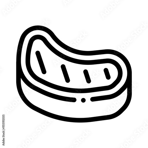 Meat Cut line icon