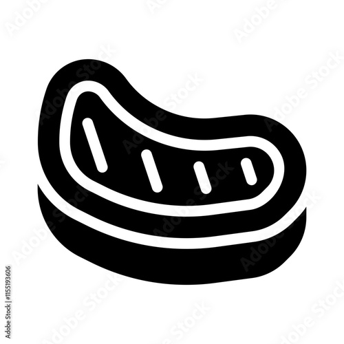 Meat Cut glyph icon