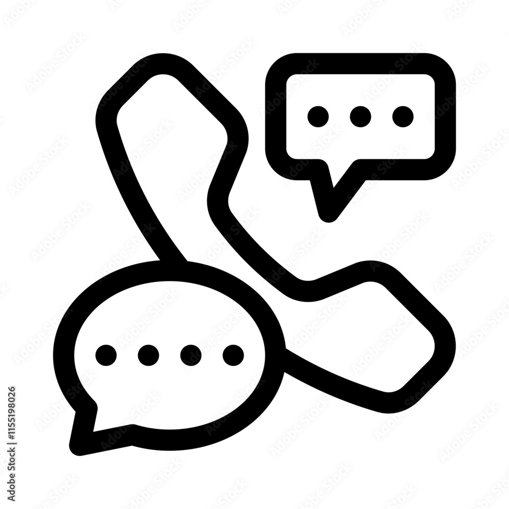 Communication line icon