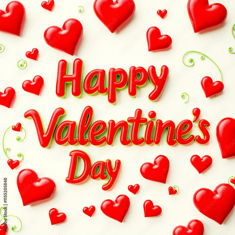 Valentine's Day or love-themed designs. with white background Valentine's Day or love-themed designs. with white background