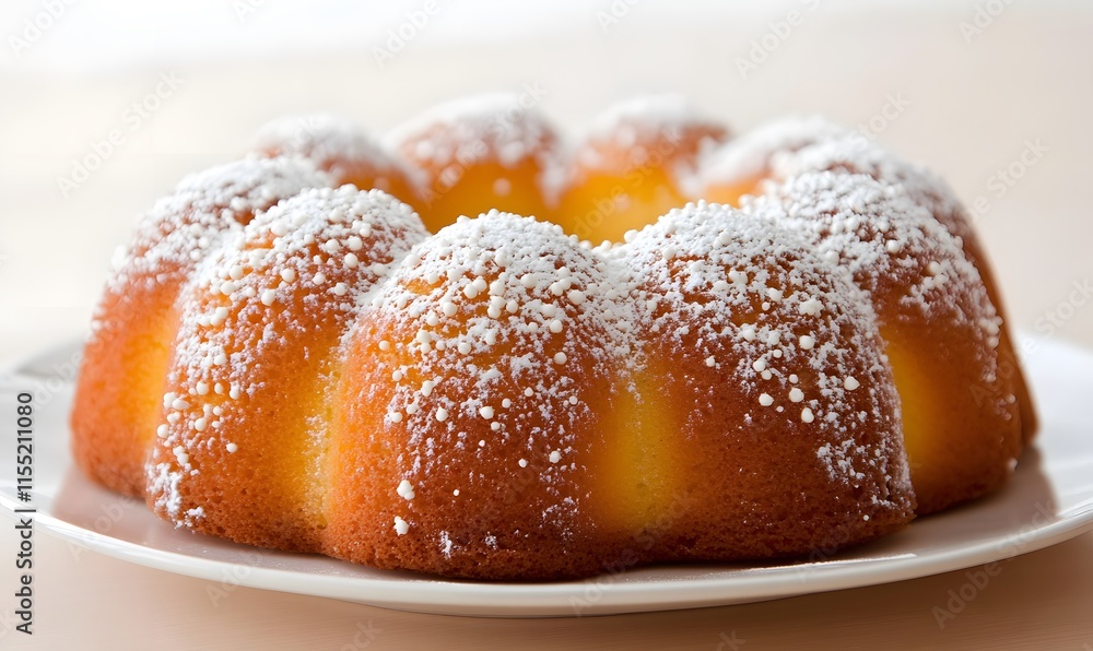 traditional Italian pandoro cake topped with a glaze and adorned with sugar sprinkles, Generative AI traditional Italian pandoro cake topped with a glaze and adorned with sugar sprinkles, Generative AI
