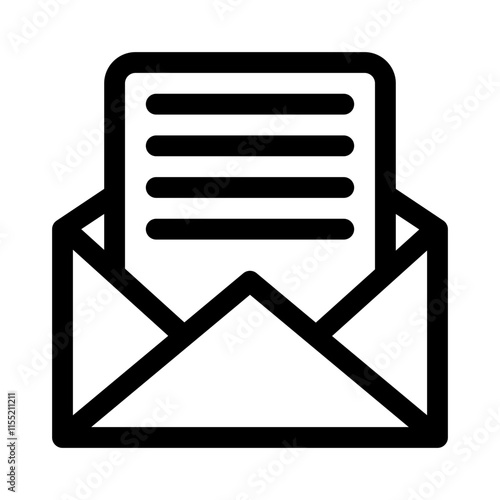 envelope line icon