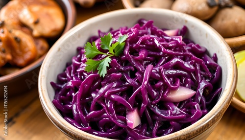 Rotkraut - Sweet and Sour Red Cabbage with Apples and Spices photo