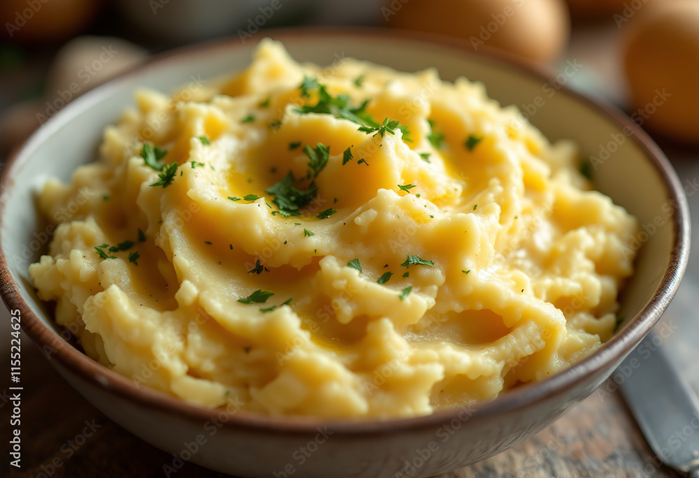 Traditional southern garlic mashed potatoes made with red potatoes skin on Traditional southern garlic mashed potatoes made with red potatoes skin on