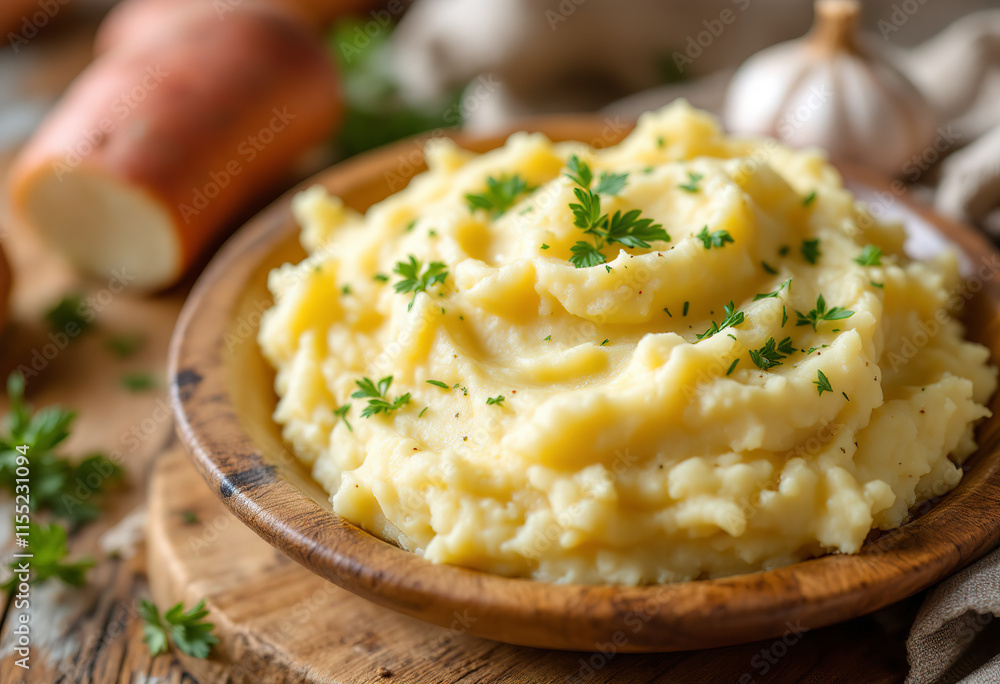 Traditional southern garlic mashed potatoes made with red potatoes skin on Traditional southern garlic mashed potatoes made with red potatoes skin on