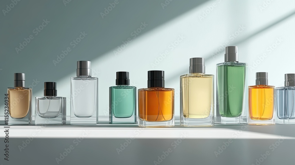 Product Packaging Perfume Bottles Mockup Product Packaging Perfume Bottles Mockup