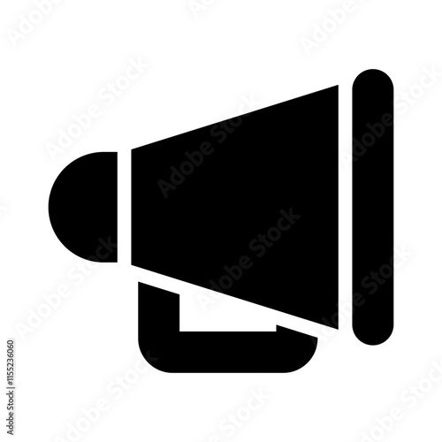 bullhorn glyph icon