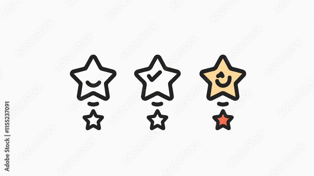Professional User Reviews Icon Related to Feedback - High-Quality Adobe Stock Photo