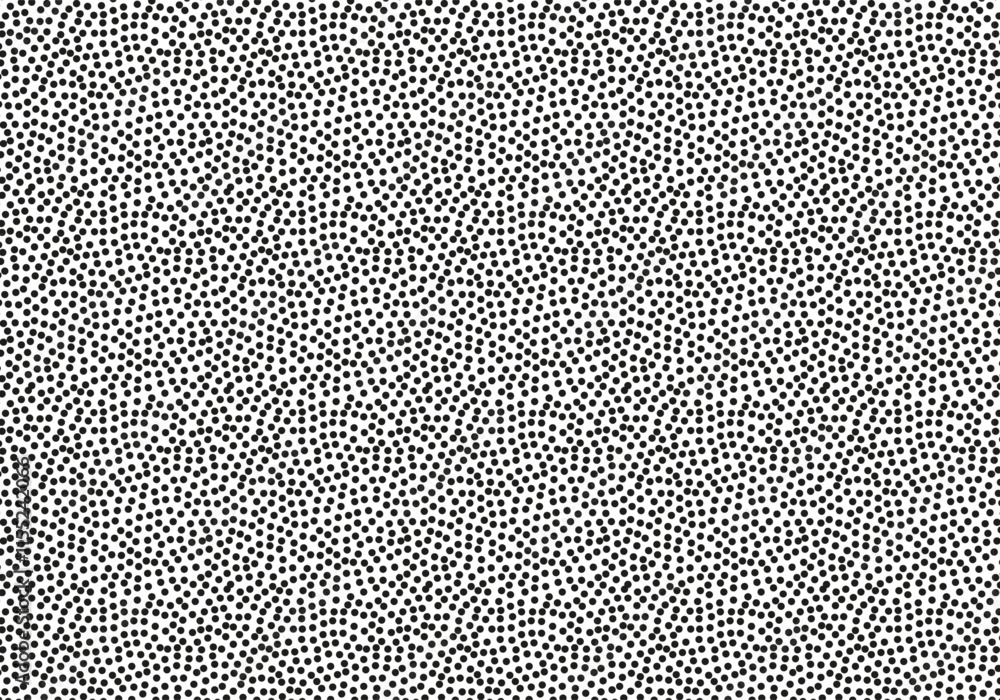 Fondo de patrón de puntos o círculos pequeños negro al azar
