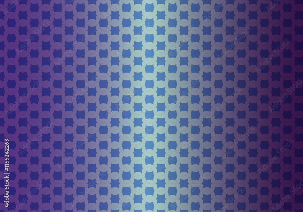 Fondo de patrón de cuadricula metálica con degradado de azul a morado Fondo de patrón de cuadricula metálica con degradado de azul a morado