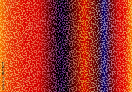 Fondo de patrón de puntos negros con degradado rojo y morado