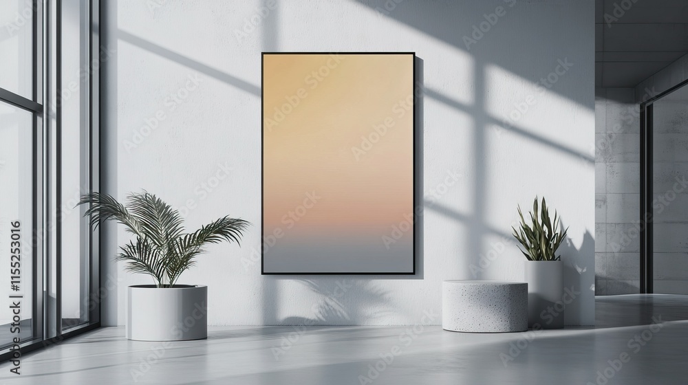 Mockup Of Vertical Customizable Poster On Store Mockup Of Vertical Customizable Poster On Store