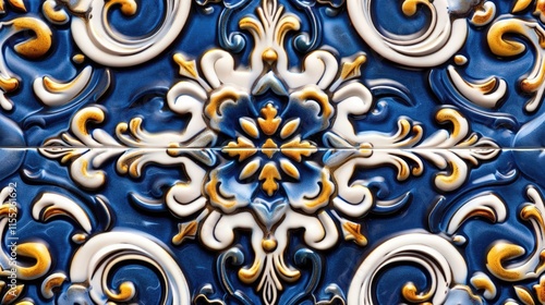 Colorful Portuguese azulejo tile patterns