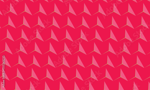  Pink geometric 3D seamless pattern boxes suitable for wall decoration interior design floor orn