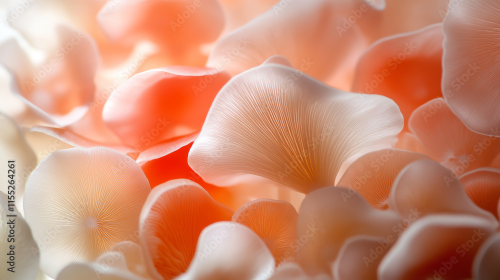 Beautiful delicate petals in soft shades of pink and white creating a serene floral display Beautiful delicate petals in soft shades of pink and white creating a serene floral display