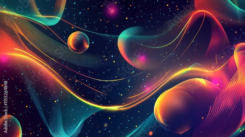 Wallpaper Mural Abstract Space Art Torontodigital.ca