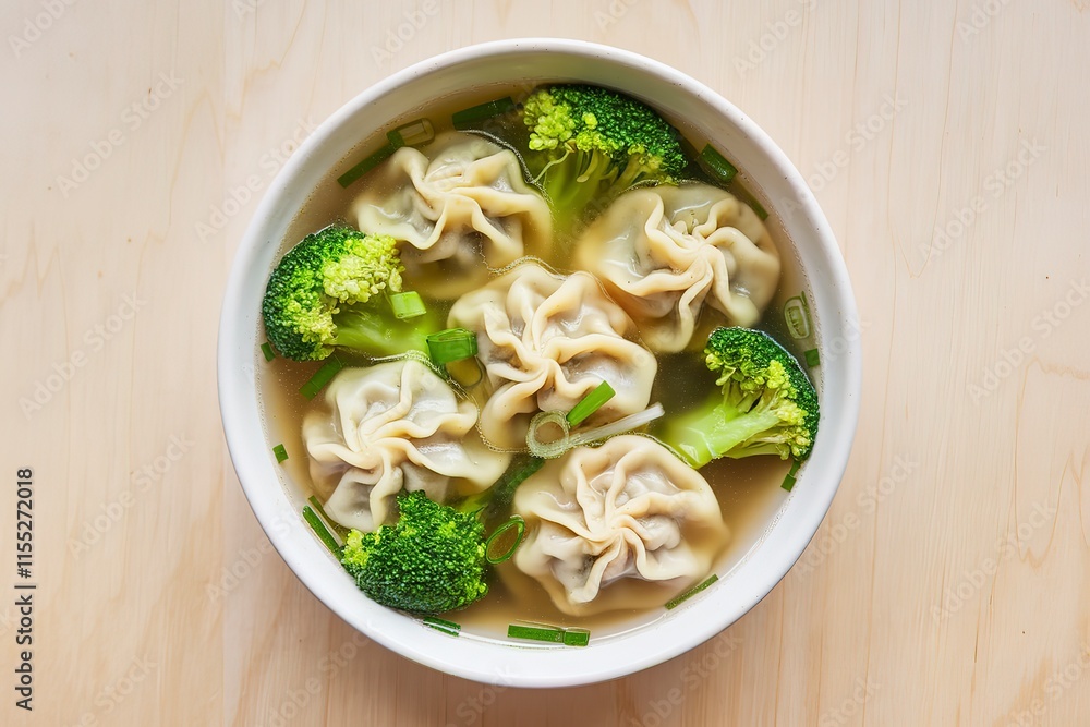 a bowl of dumpling soup a bowl of dumpling soup
