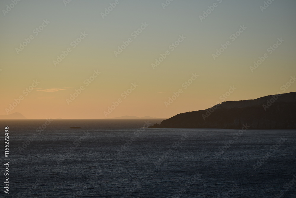 A tranquil seascape at dusk with a glowing golden horizon, distant islands, and calm waters, creating a peaceful and serene atmosphere with the beauty of nature on full display
A tranquil seascape at dusk with a glowing golden horizon, distant islands, and calm waters, creating a peaceful and serene atmosphere with the beauty of nature on full display