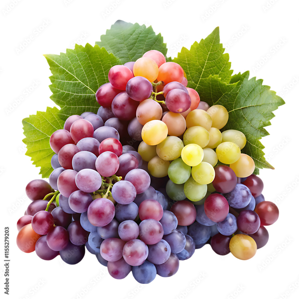 Fototapeta premium bunch of red grapes