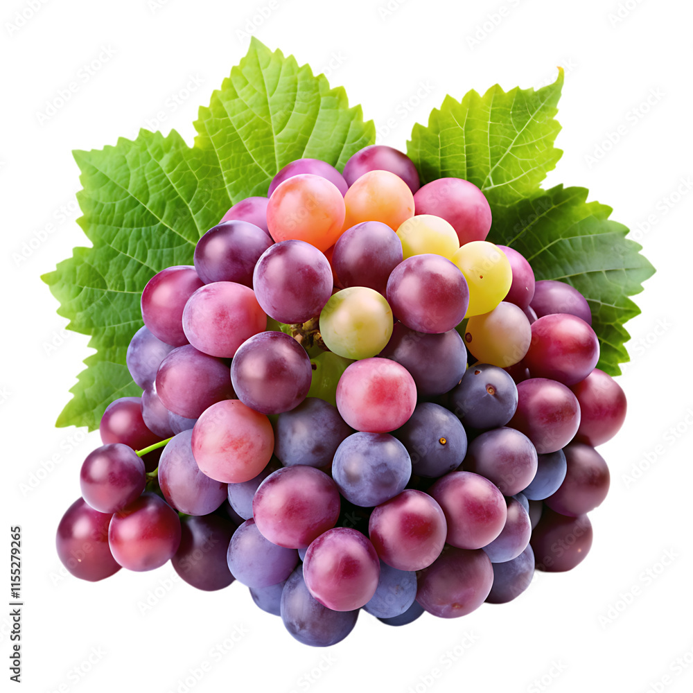 Fototapeta premium bunch of red grapes