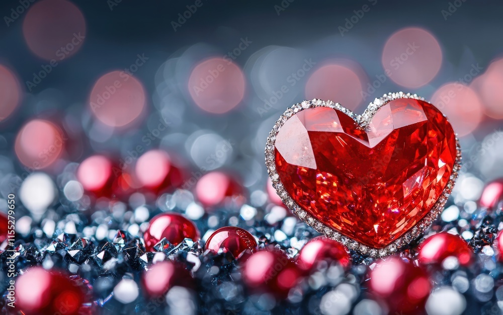 Saint Valentines Day jewerly background Saint Valentines Day jewerly background