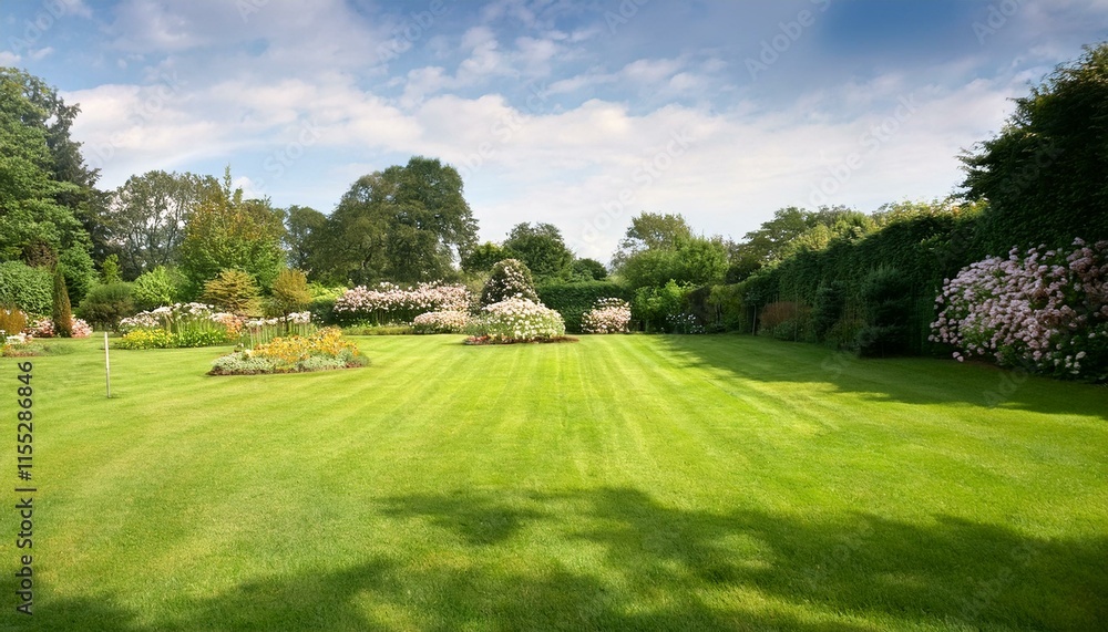 Fototapeta premium English garden in spring