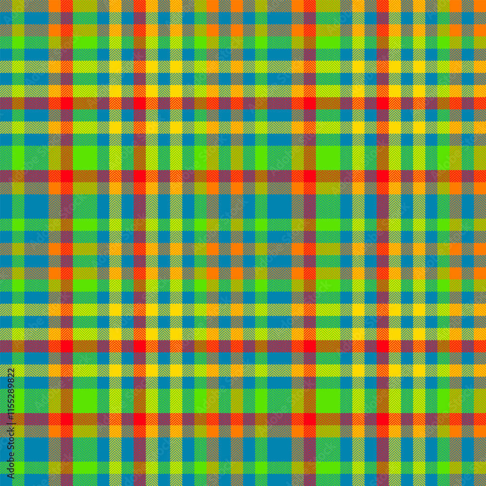 Basic check texture background, diwali pattern tartan plaid. Carpet seamless vector textile fabric in cyan and bright colors. Basic check texture background, diwali pattern tartan plaid. Carpet seamless vector textile fabric in cyan and bright colors.