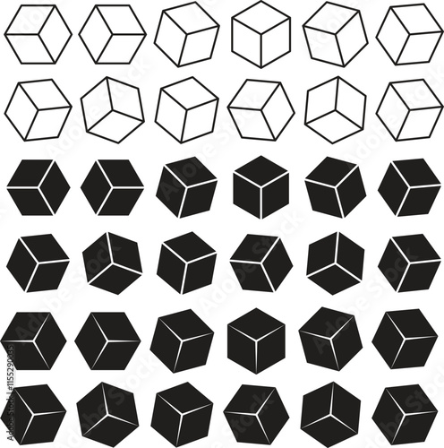 black and white pattern