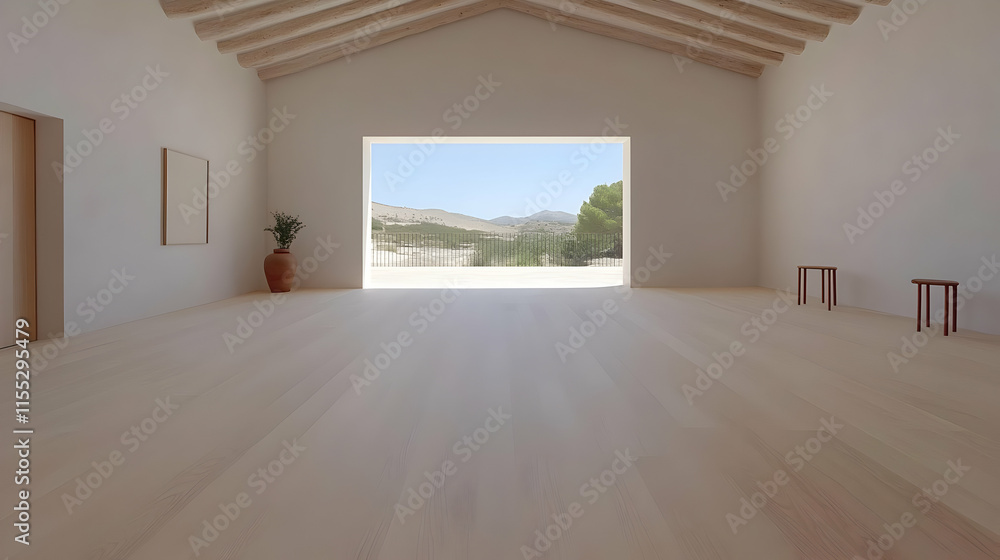 Obraz premium Minimalist Room 3D Render