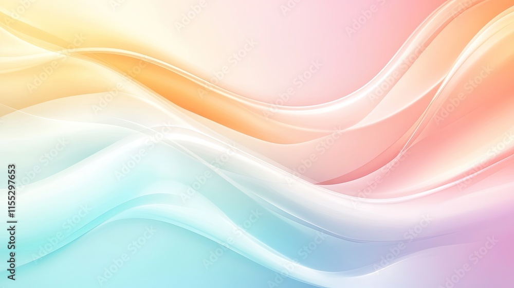 Soft Pastel Waves Flowing Together in Harmonious Gradient for Serene Backgrounds or Modern Abstract Art Projects, Perfect for Digital Design Soft Pastel Waves Flowing Together in Harmonious Gradient for Serene Backgrounds or Modern Abstract Art Projects, Perfect for Digital Design